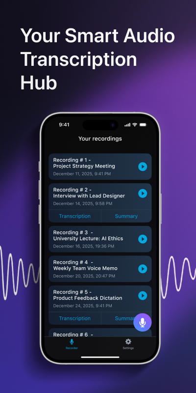 Voxia Recordings List